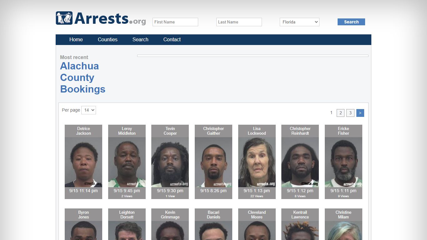 Alachua County Arrests and Inmate Search